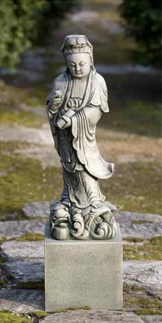 Cast Stone Oriental Statue